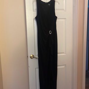 Beautiful evening gown worn once crystal embellishment very flattering